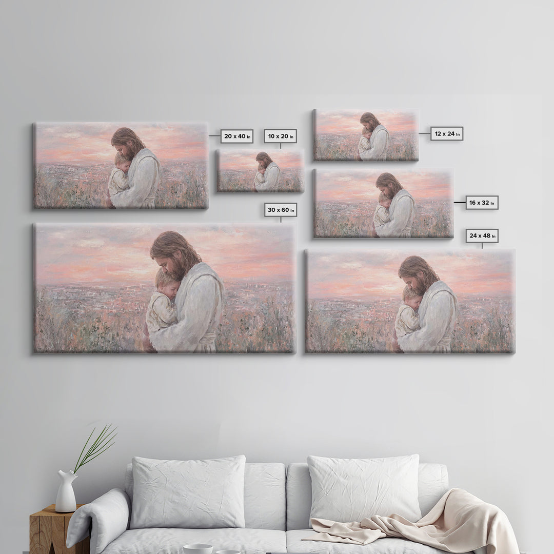 Evening Promise - Framed Canvas Print - Christian Wall Art - Christian Christmas Art - Christian Art Canvas - Christian Decor - Christian A