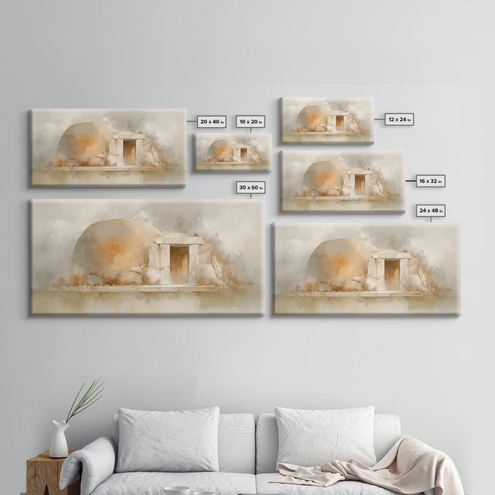 Stone Of Morning – Framed Canvas Print – Christian Art Print – Christian Canvas Art – Jesus Art Print – Christian Decor – Christmas Art