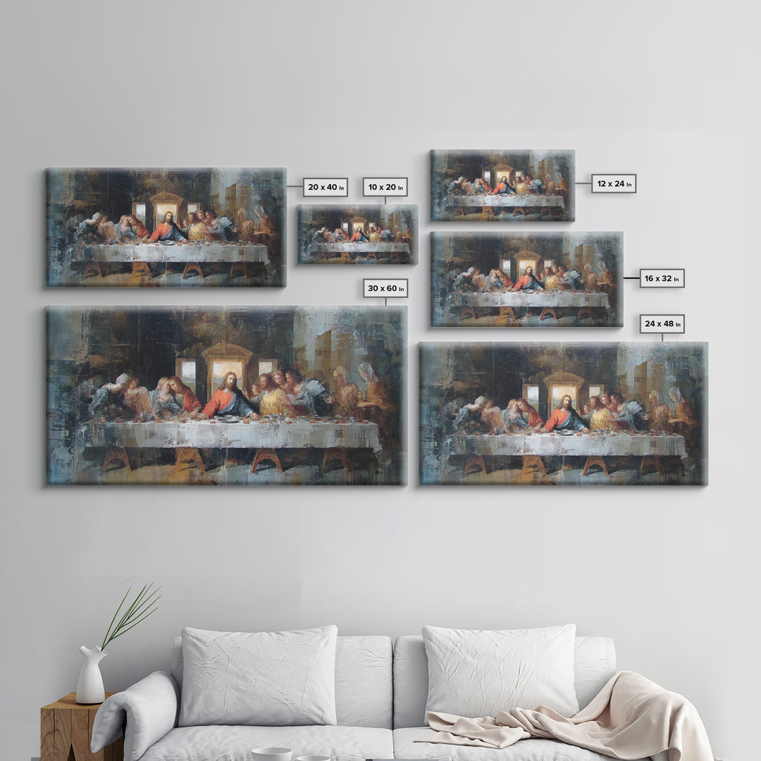 Dawn Fellowship – Framed Canvas Print – Christian Wall Art – Christmas Art – Christian Art Print – Christian Art Canvas – Christian Christm