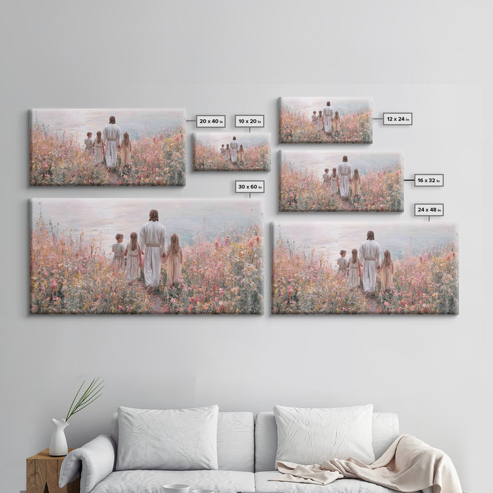 Gentle Light – Framed Canvas Print – Christian Wall Art – Jesus Painting – Christian Art Canvas – Christian Decorations – Christmas Art Pri