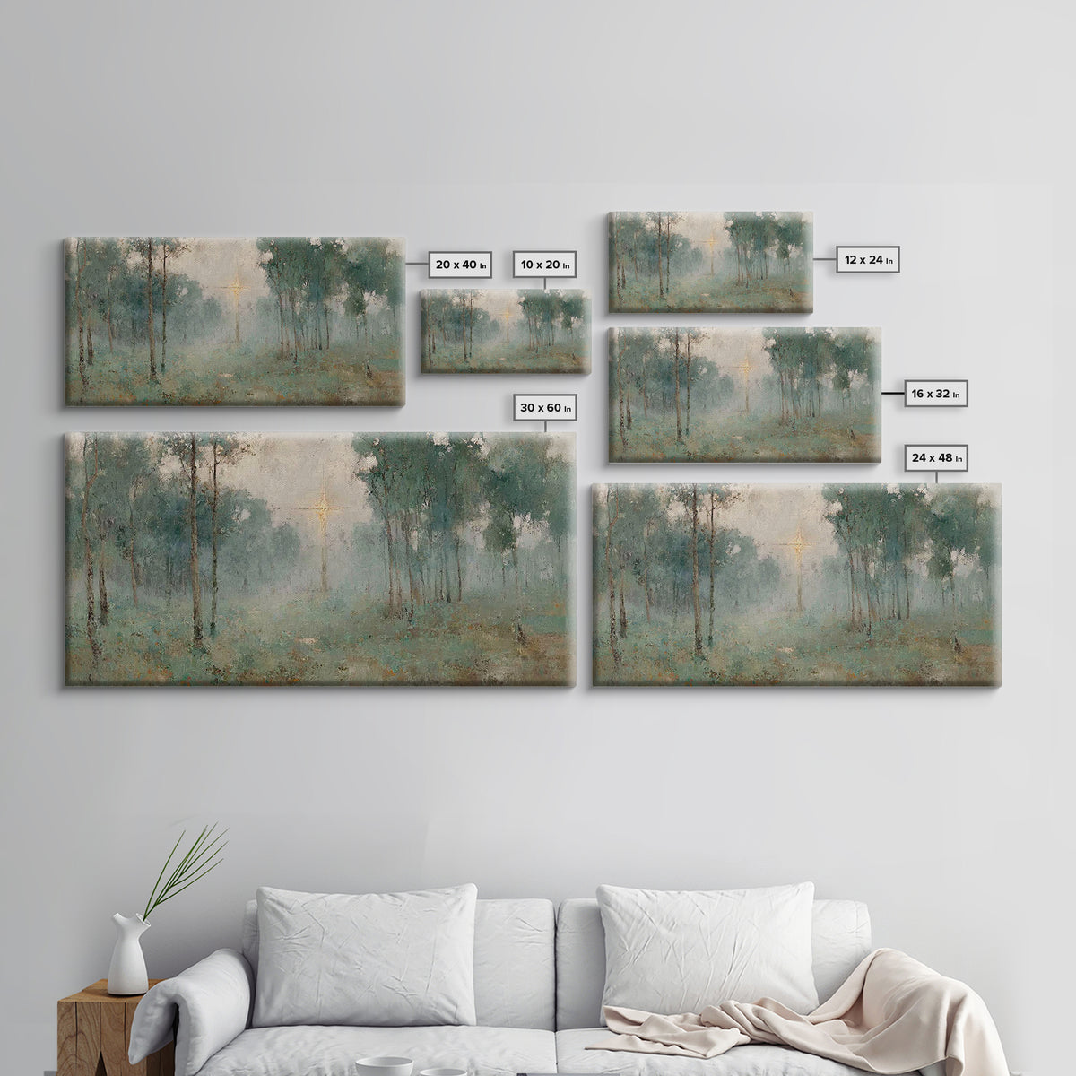 Radiant Cross – Framed Canvas Print – Christian Wall Art – Christian Art – Christian Art Canvas – Modern Christian Art – Christian Christma