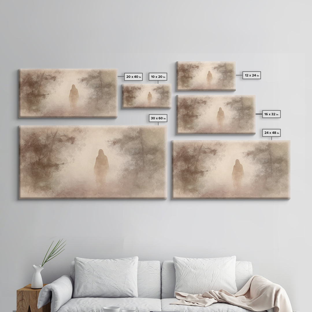 Path Of Salvation – Framed Canvas Print – Christian Wall Art – Christian Christmas Art – Jesus Canvas Art – Christian Decor – Jesus Art