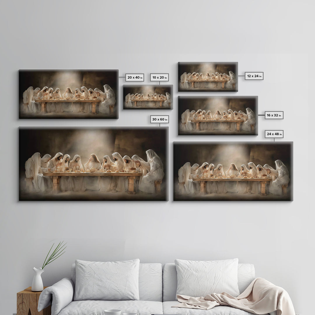 Table Of Covenant – Framed Canvas Print – Christian Art – Christian Art Canvas – Jesus Painting – Christian Wall Art – Christian art work