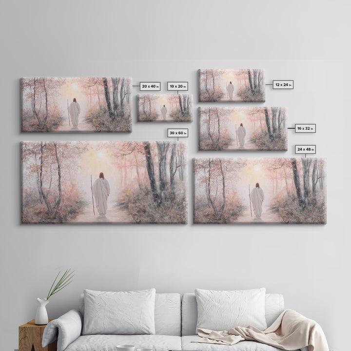 Path Of Mercy – Framed Canvas Print – Christian Wall Art – Christian Art Canvas – Jesus Painting