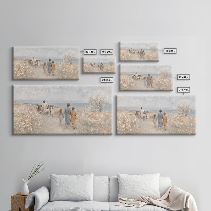Springtime Hope – Framed Canvas Print – Christian Wall Art – Christian Art Canvas – Jesus Painting – Christian Decor – Christian Gift – Chr
