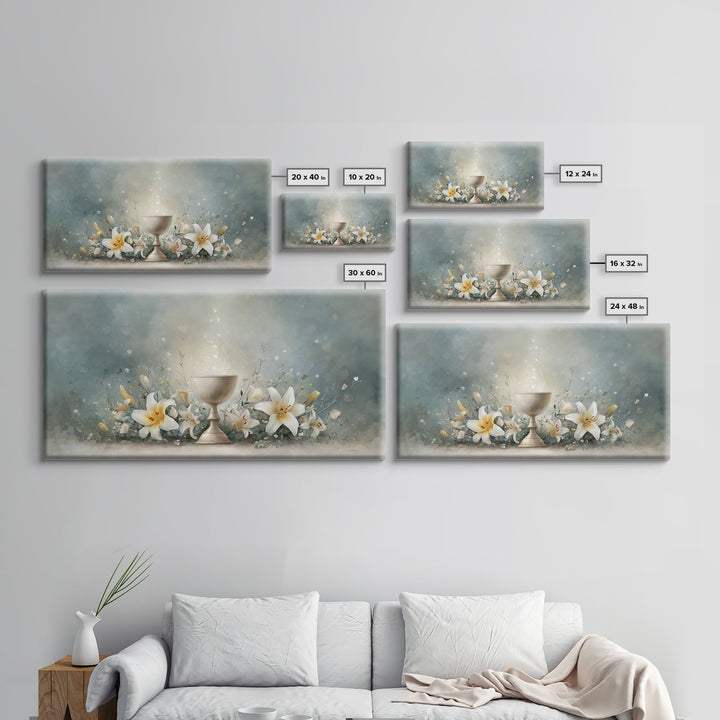 Garden Of Light - Framed Canvas Print - Christian Wall Art - Christian Art Canvas - Large Christian Art - Christian Decor - Christian Gift
