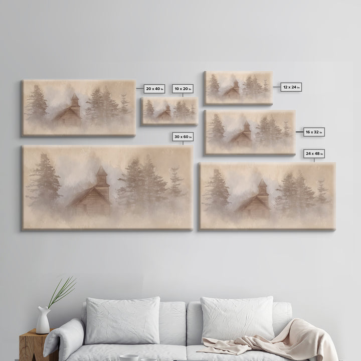 Humble Manger, Framed Canvas Print, Christian Art Print, Christmas Art, Christian Wall Art, Minimalist Christian Art