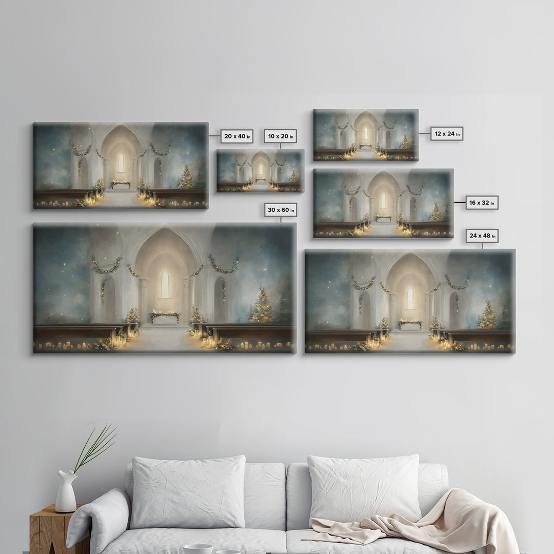 Star of Grace – Framed Canvas Print – Christian Art Prints – Christmas Art – Christian Christmas Art – Christian Decor For Home – Subtle Ch