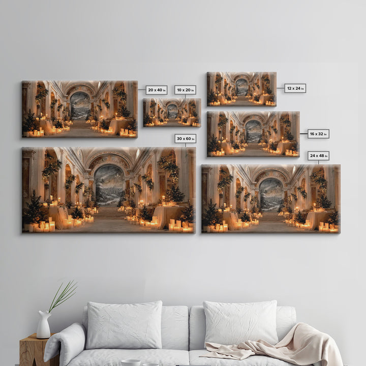 Blessed Candle Vigil – Framed Canvas Print – Christian Wall Art – Modern Christian Art – Christmas Canvas Wall Art – Christian Gift Ideas –