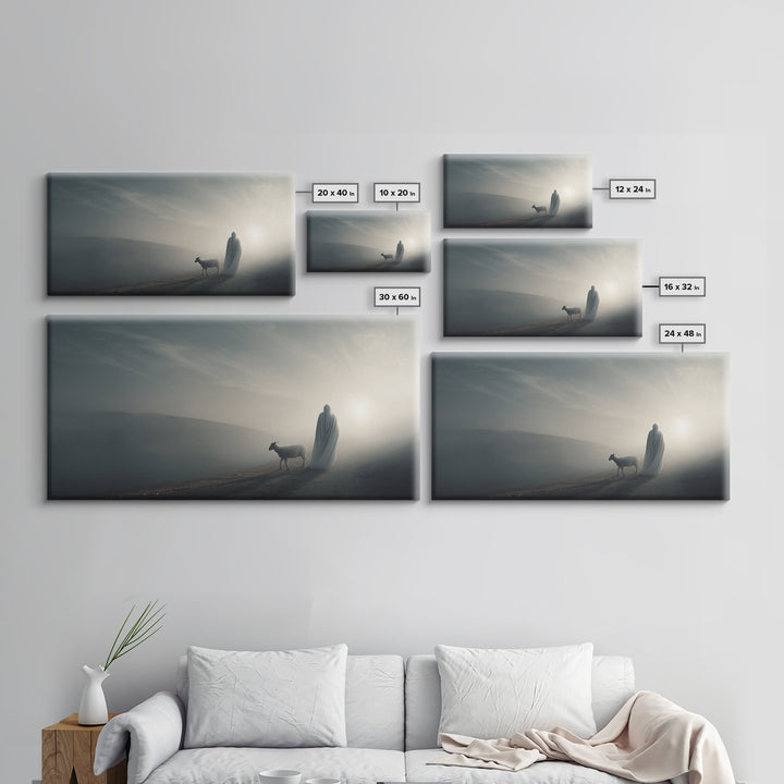 Night Of Peace – Framed Canvas Print – Christian Art Canvas – Jesus Painting – Christian Wall Art – Christmas Art – Christian Christmas Dec