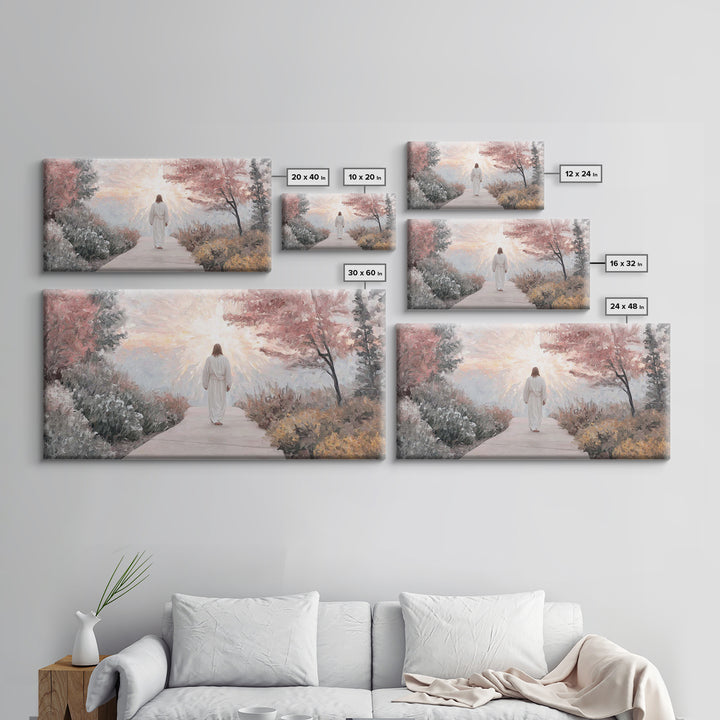 Radiant Dawn | Framed Canvas Print | Christian Art Canvas | Jesus Painting | Christian Christmas Art | Christian Wall Art | Modern Christia