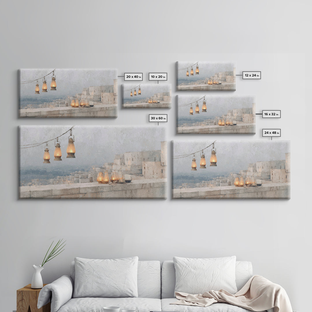 Lantern Grace – Framed Canvas Print – Christian Wall Art – Christian Art Canvas – Christian Christmas Art – Christian Decorations – Christi