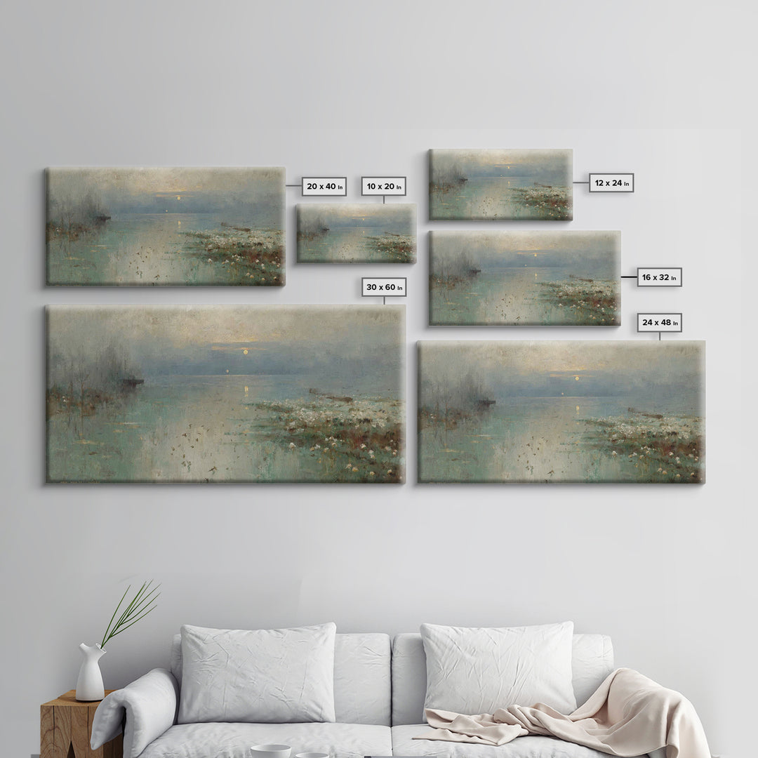 Sacred Horizon – Framed Canvas Print – Christian Wall Art – Christian Art Canvas – Subtle Christian Art – Christian Paintings – Christian G