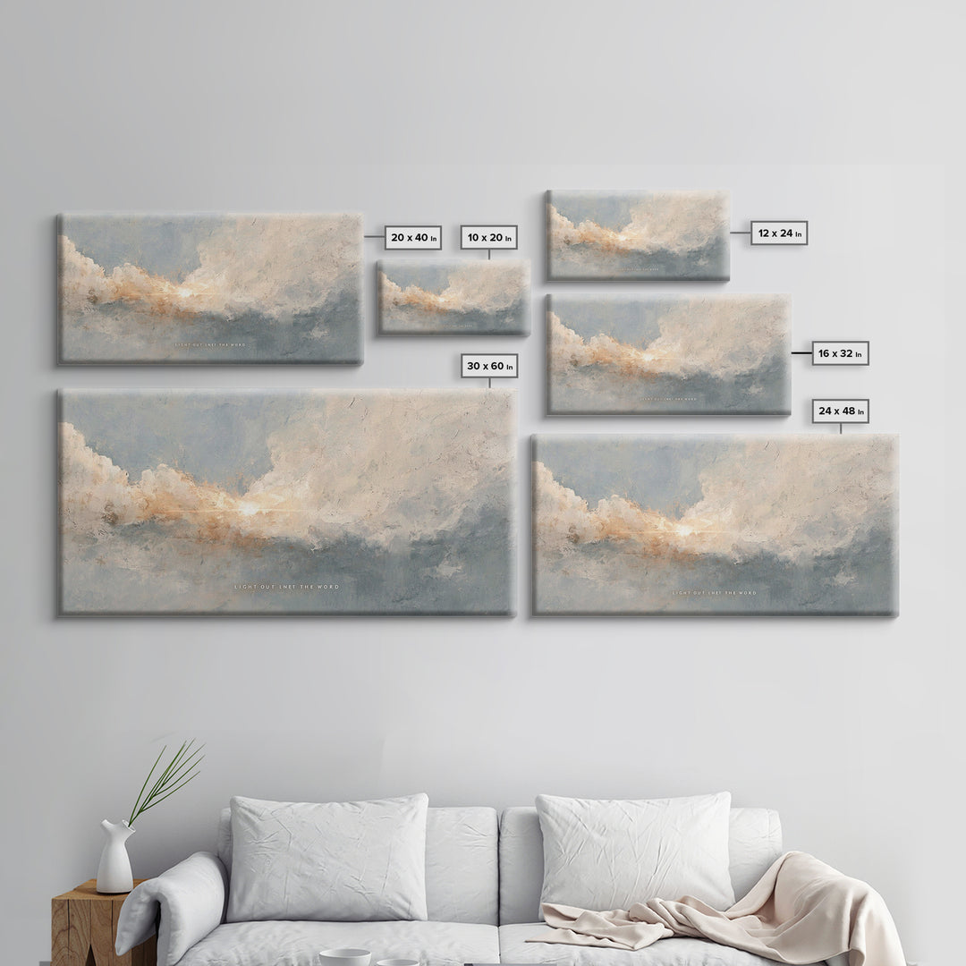Heavenly Promise – Framed Canvas Print – Christian Wall Art – Christian Art Print – Christian Art Canvas – Christmas Wall Art – Christian G