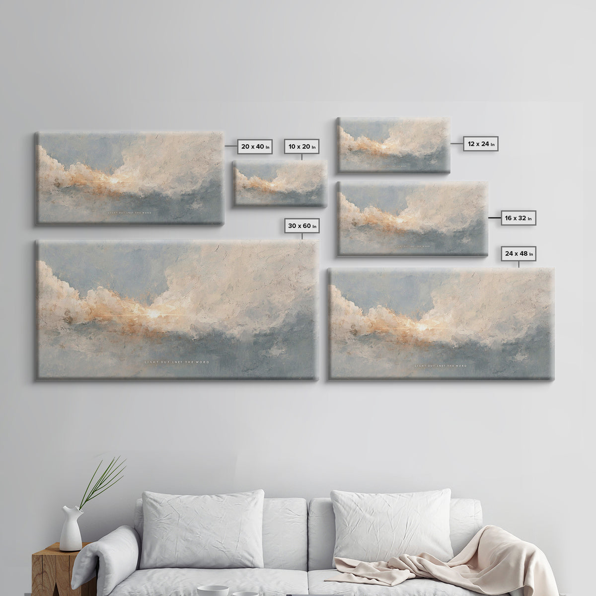 Heavenly Promise – Framed Canvas Print – Christian Wall Art – Christian Art Print – Christian Art Canvas – Christmas Wall Art – Christian G
