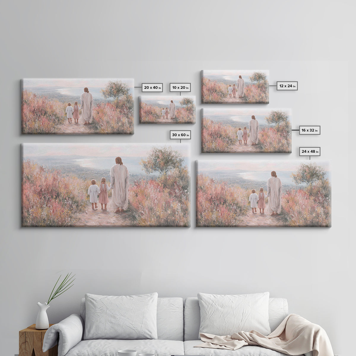 Morning Of Hope – Framed Canvas Print – Christian Art Canvas – Christian Art – Christian Wall Art – Jesus Painting – Christian Gift Ideas