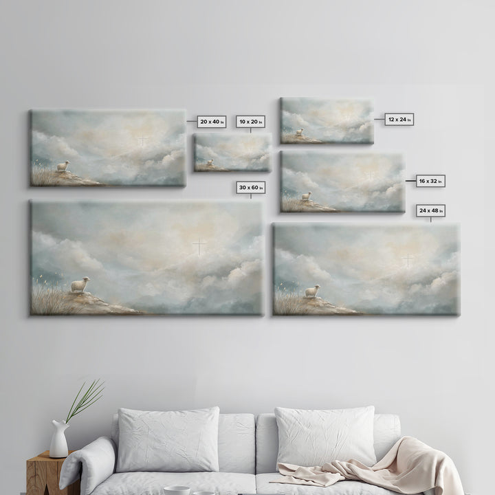 Dawn Of Redemption | Framed Canvas Print | Christian Art Canvas | Christian Wall Art | Christian Art | Christian Paintings | Christian Deco