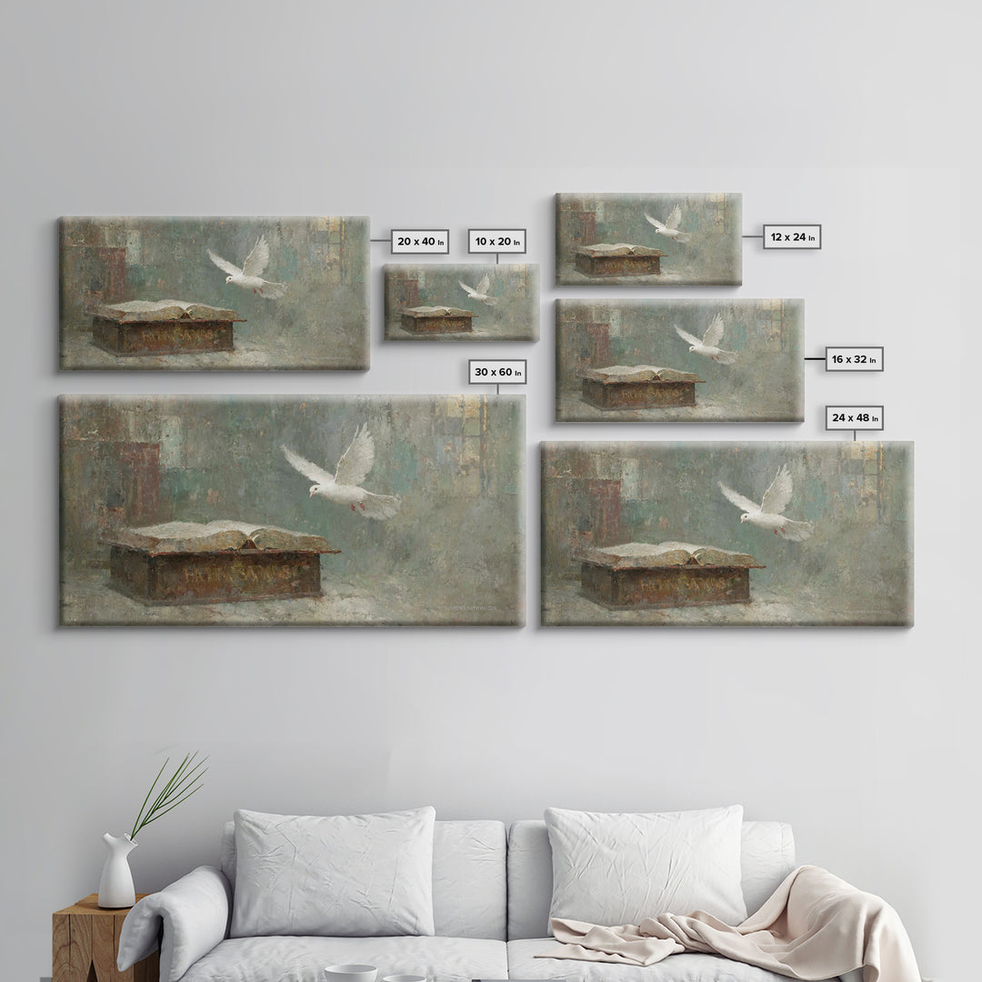 Morning Mercy – Framed Canvas Print – Christian Wall Art – Christian Art Canvas – Christmas Art – Christian Christmas Decor – Moody Christm