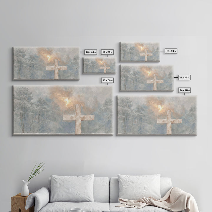 Holy Dawn – Framed Canvas Print – Christian Wall Art – Christian Art Canvas – Christmas Art – Christian Christmas Art – Subtle Christian Ar