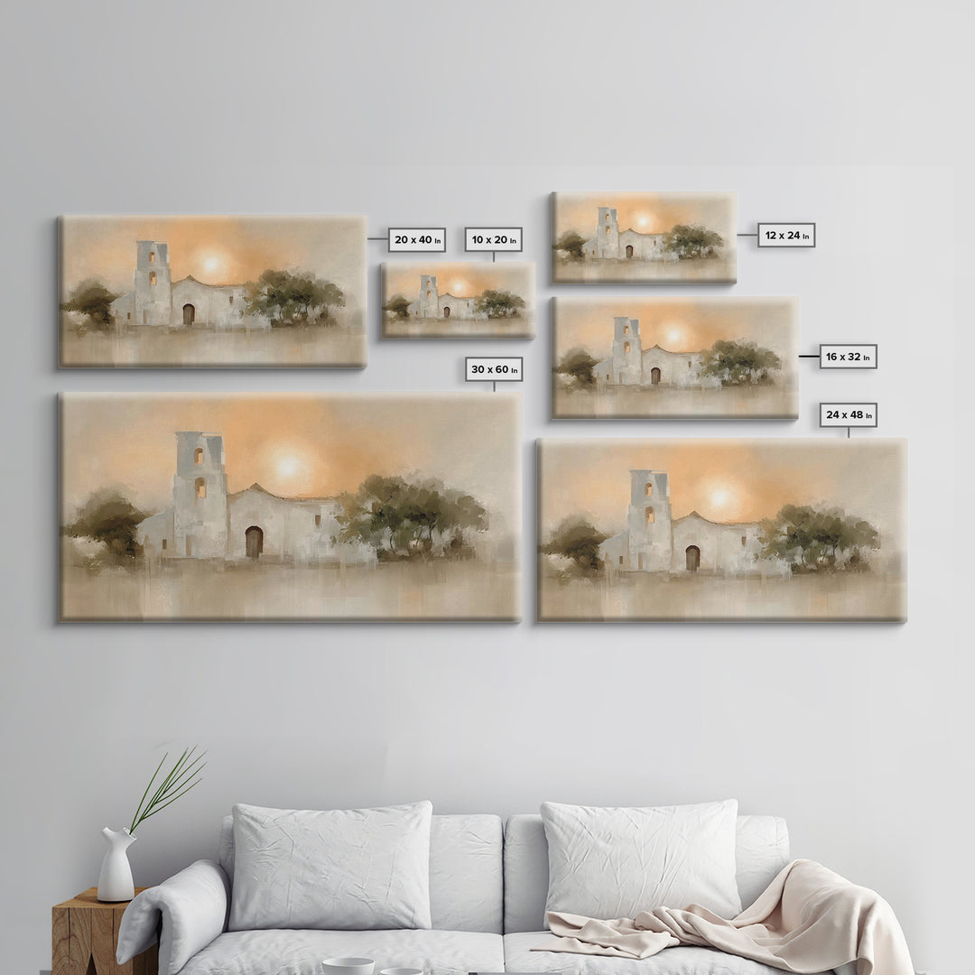 Sacred Mission – Framed Canvas Print – Christian Art Canvas – Christian Wall Art – Minimalist Christian Art – Christian Decor – Christmas A