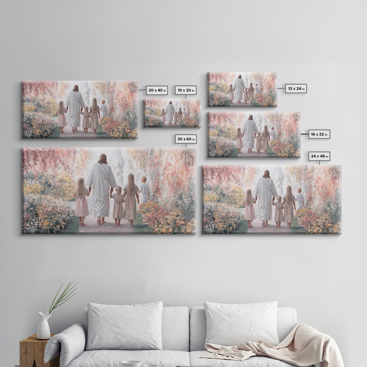 Starry Wonder – Framed Canvas Print – Christian Wall Art – Christmas Art – Christian Christmas Decor – Moody Christmas Art – Christian Art