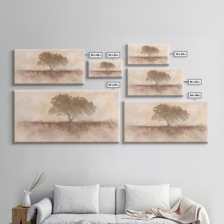 Veil Of Roots – Framed Canvas Print – Minimalist Christian Art – Christian Art Canvas – Christian Wall Art – Christian Art Gift – Subtle Ch
