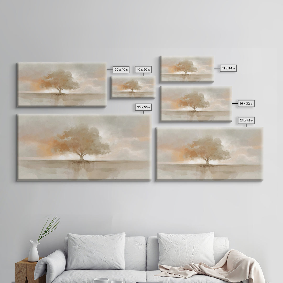 Autumn Refuge – Framed Canvas Print – Christian Art Print – Christian Wall Art – Vintage Christian Art – Christian Art Canvas – Christian G