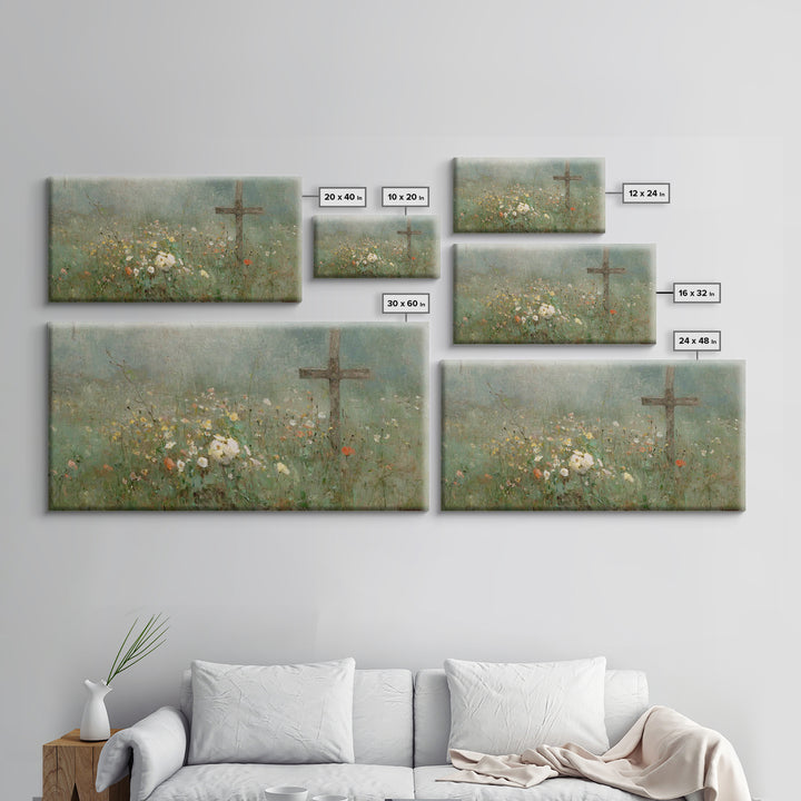 Morning Of Grace | Framed Canvas Print | Christian Wall Art | Christian Art Canvas | Subtle Christian Paintings | Christian Art Work | Chri