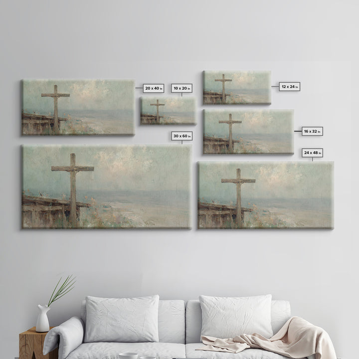 Dawn Of Mercy – Framed Canvas Print – Christian Wall Art – Christian Art Canvas – Jesus Painting – Christian Christmas Art
