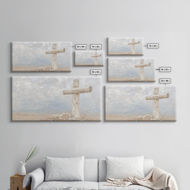 Fields Of Grace – Framed Canvas Print – Christian Art Canvas – Christian Wall Art – Christian Christmas Art – Christian Art Print