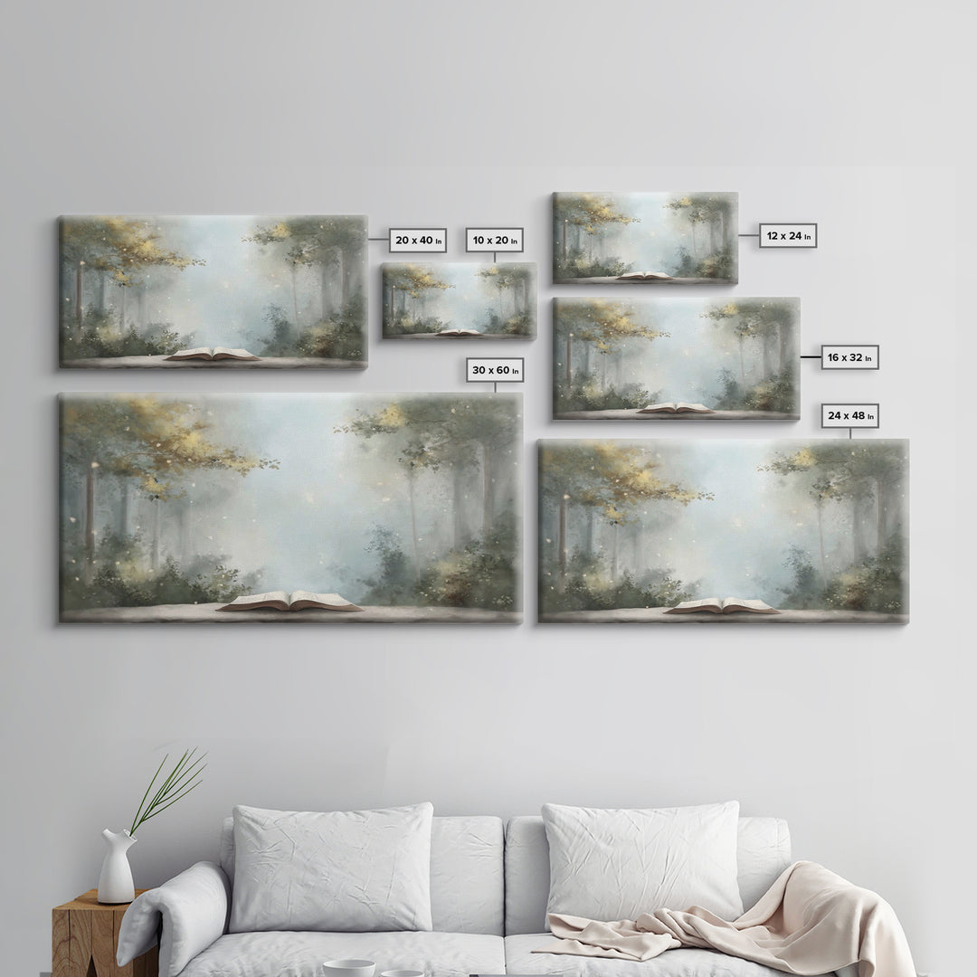 Sacred Passage - Framed Canvas Print - Christian Art Canvas - Christian Wall Art - Christian Painting - Christian Decor - Christian Art Gif