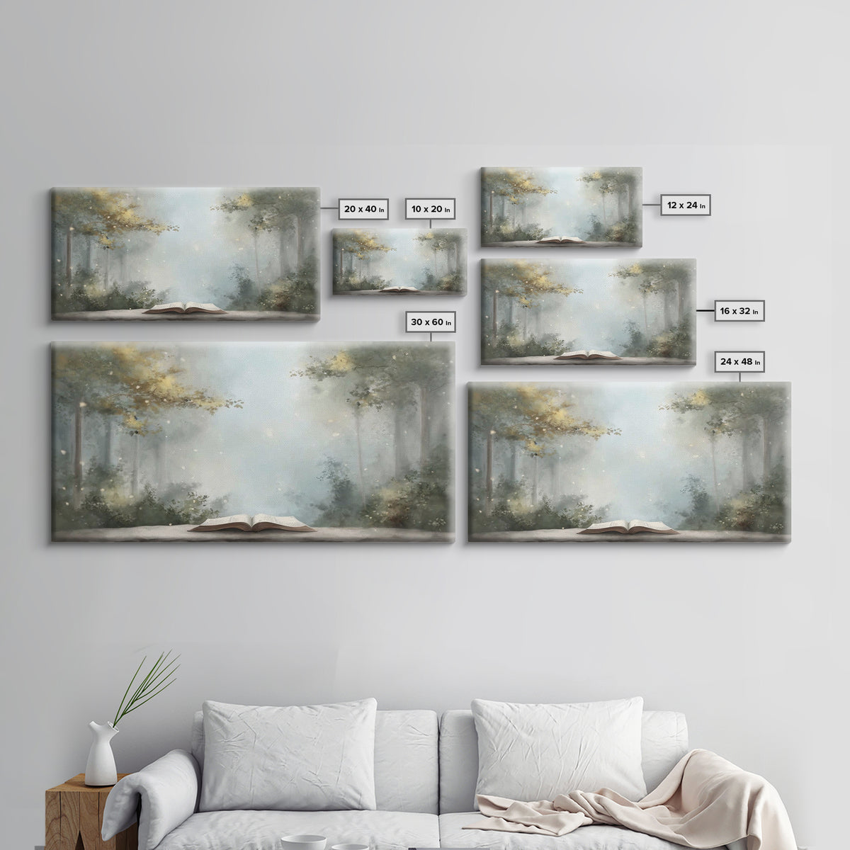 Sacred Passage - Framed Canvas Print - Christian Art Canvas - Christian Wall Art - Christian Painting - Christian Decor - Christian Art Gif
