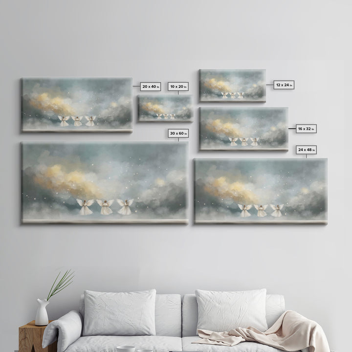 Threefold Glory – Framed Canvas Print – Christian Art – Abstract Christian Art – Christian Art Work – Christian Wall Art – Unique Christian