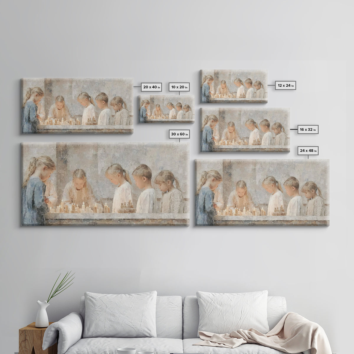 Sacred Journey – Framed Canvas Print – Christian Wall Art – Abstract Christian Art – Jesus Painting – Christian Art Canvas – Christian Chri