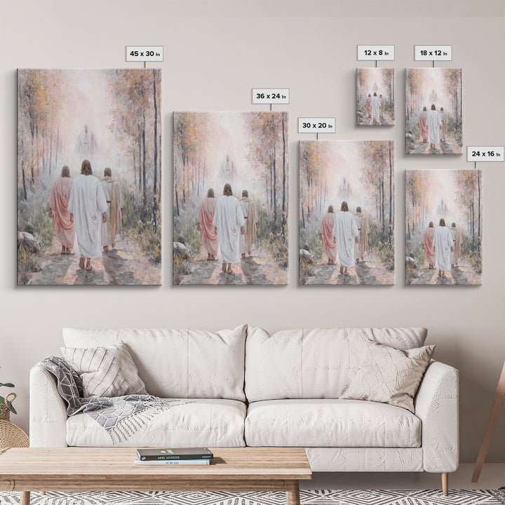 Forest Revelation, Framed Canvas Print, Christian Art Canvas, Christian Wall Art, Christian Paintings, Christian Art Work, Christian Gift I