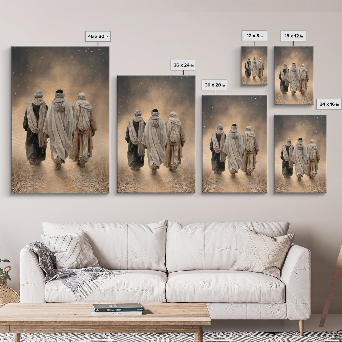 Sacred Journey – Framed Canvas Print – Christian Wall Art – Christian Art Canvas – Christian Paintings – Christian Gift – Vintage Christian