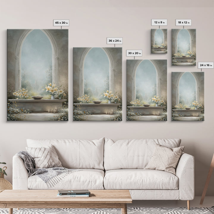 Easter Blooming Hope – Framed Canvas Print – Christian Wall Art – Christian Art Canvas – Christian Decor – Christian Painting – Christian G