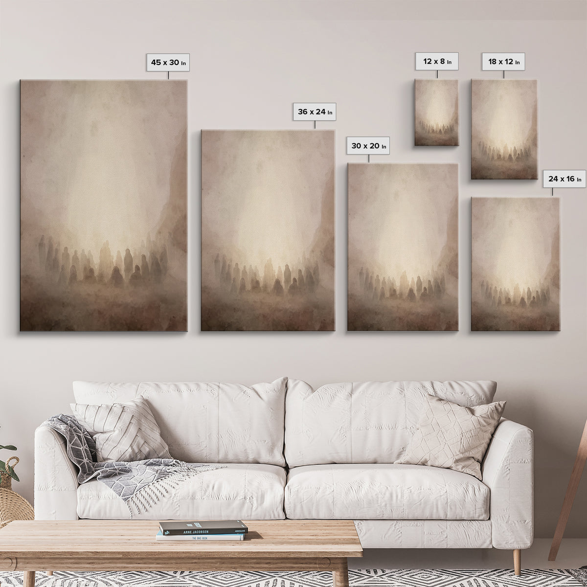 Valley Of Glory – Framed Canvas Print – Christian Wall Art – Christian Art Canvas – Subtle Christian Art – Christian Paintings – Christian