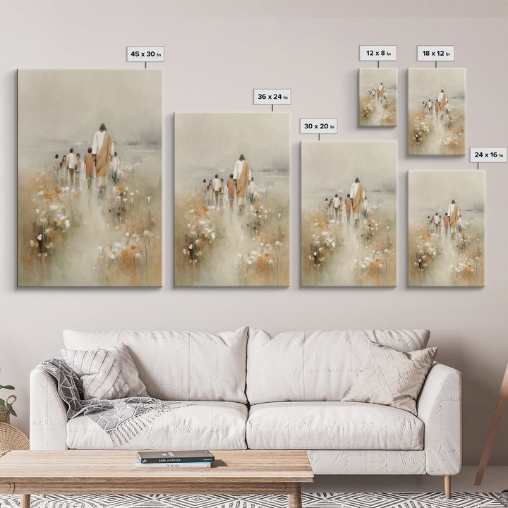 Pathway Of Grace – Framed Canvas Print – Christian Wall Art – Christian Art Canvas – Jesus Painting – Christian Art – Christian Decor