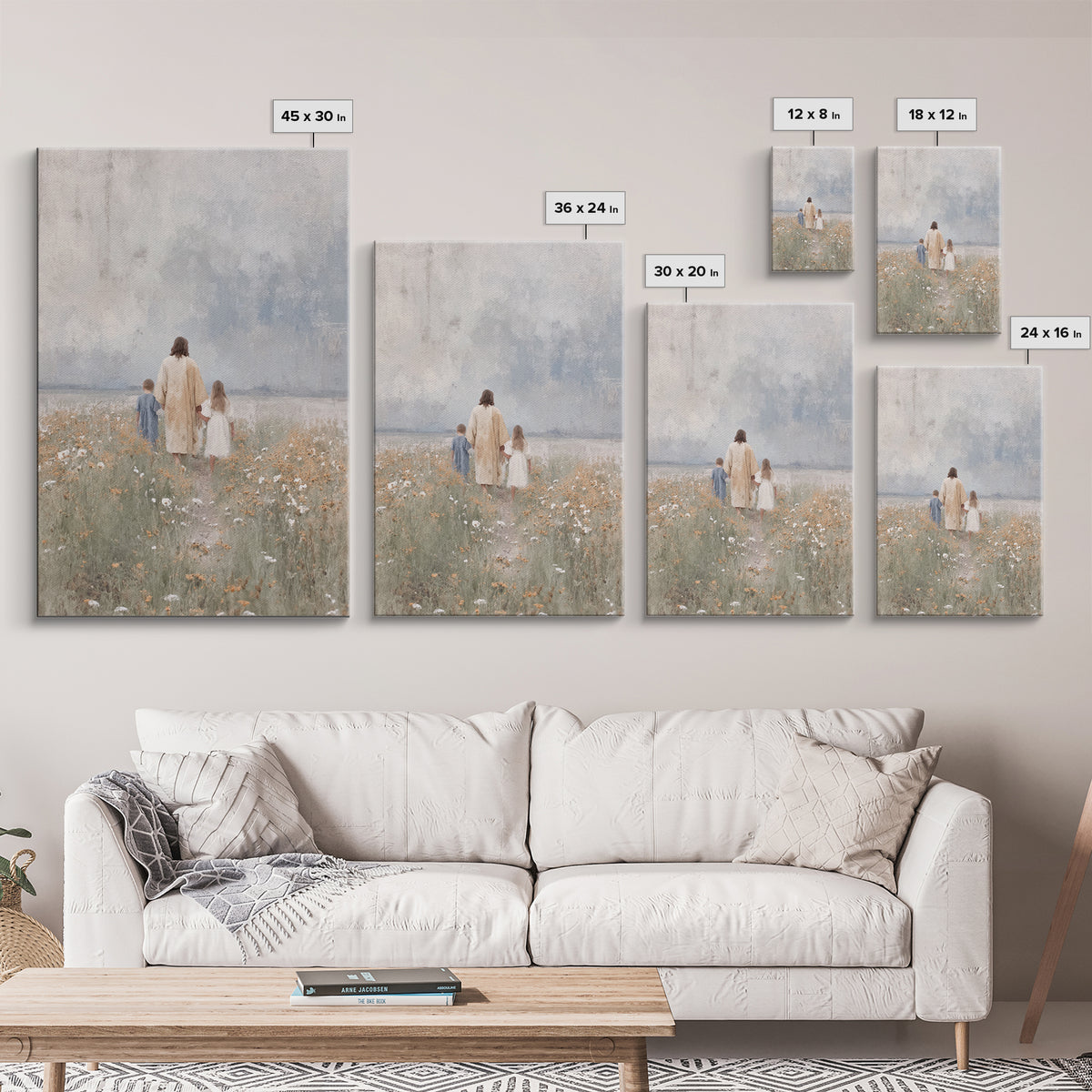 Promise Of Peace – Framed Canvas Print – Christian Wall Art – Christian Art Canvas – Christian Art – Jesus Painting – Christian Decor