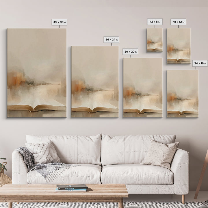 Bible Of Peace – Framed Canvas Print – Christian Wall Art – Christian Art Canvas – Christian Art Painting – Minimalist Christian Art – Chri