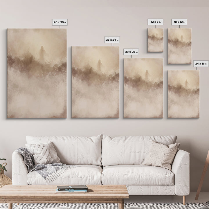 Path Of Glory, Framed Canvas Print, Christian Art Canvas, Jesus Art Print, Modern Christian Art, Christian Decor For Home, Christmas TV Art