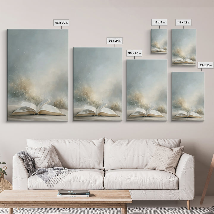Dawn Of Revelation – Framed Canvas Print – Christian Art Canvas – Christian Wall Art – Jesus Painting – Christian Christmas Art – Christian