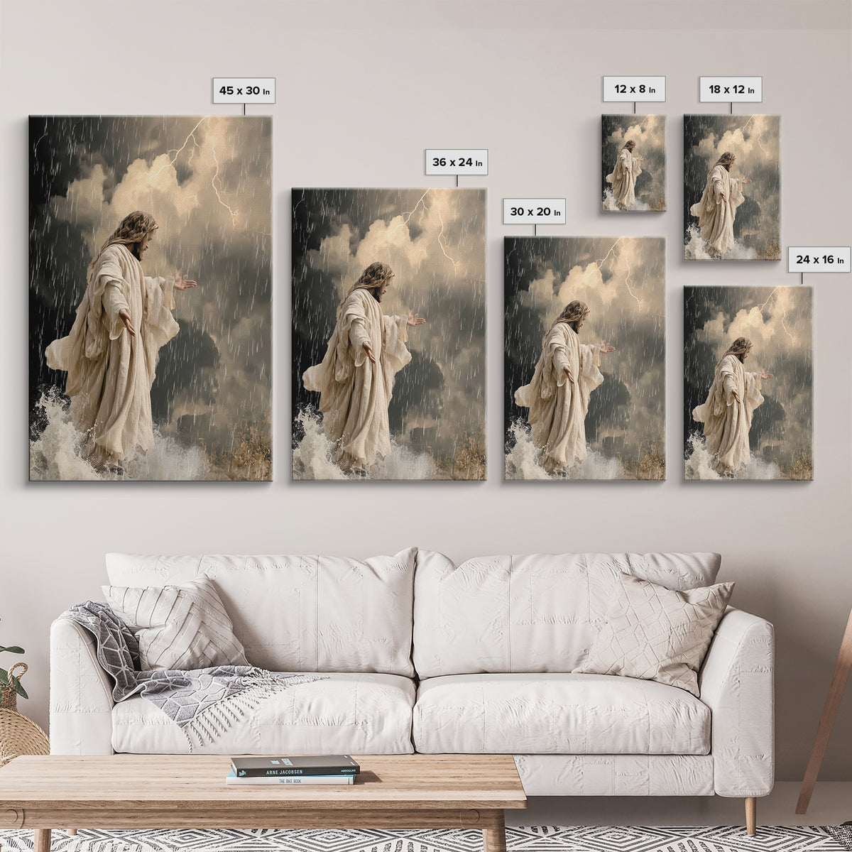 Veil Of Radiance – Framed Canvas Print – Jesus Painting Canvas – Christian Art – Vintage Christian Art – Christian Wall Art – Christian Chr