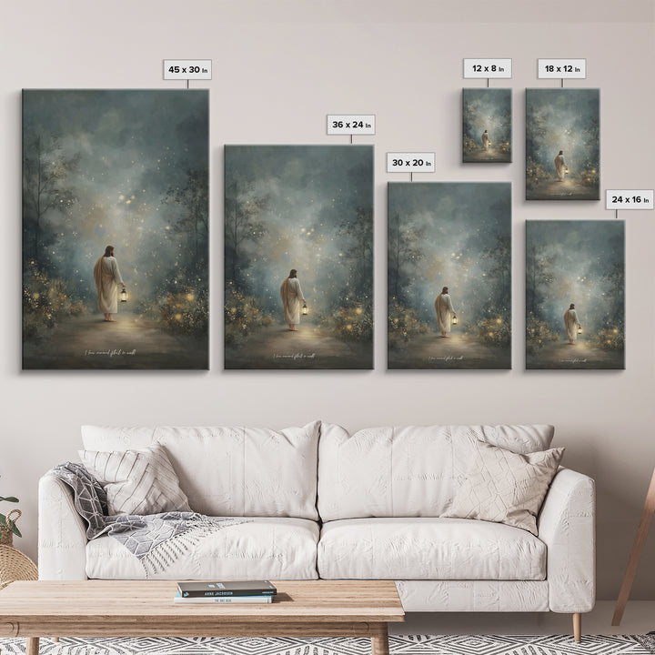 Radiant Savior – Framed Canvas Print – Christian Gift Ideas – Christian Art Print – Christian Wall Art – Christian Decor – Jesus Painting –