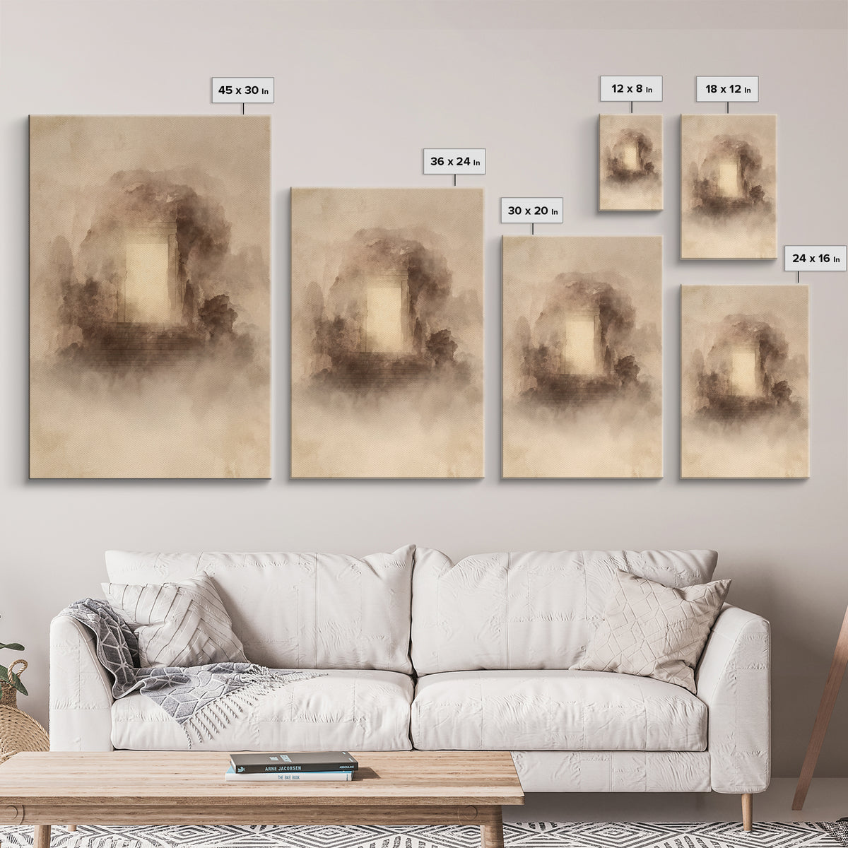 Holy Dawn | Framed Canvas Print | Christian Wall Art | Jesus Painting | Christian Art | Christian Canvas | Christian Decoration