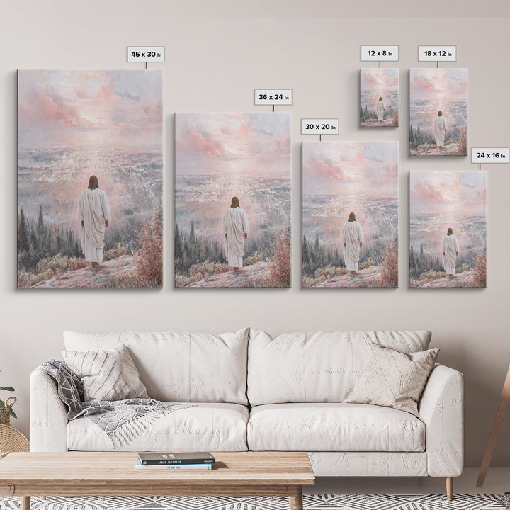 City Of Dawn – Framed Canvas Print – Christian Wall Art – Christian Art Canvas – Jesus Painting – Christian Art – Christian Decor – Christi