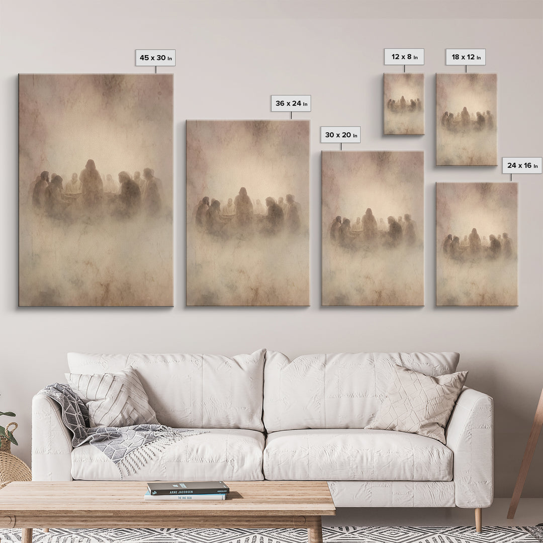 Transfigured Radiance, Framed Canvas Print, Christian Art Canvas, Christian Wall Art, Jesus Painting, Christian Art, Christian Decor, Moody