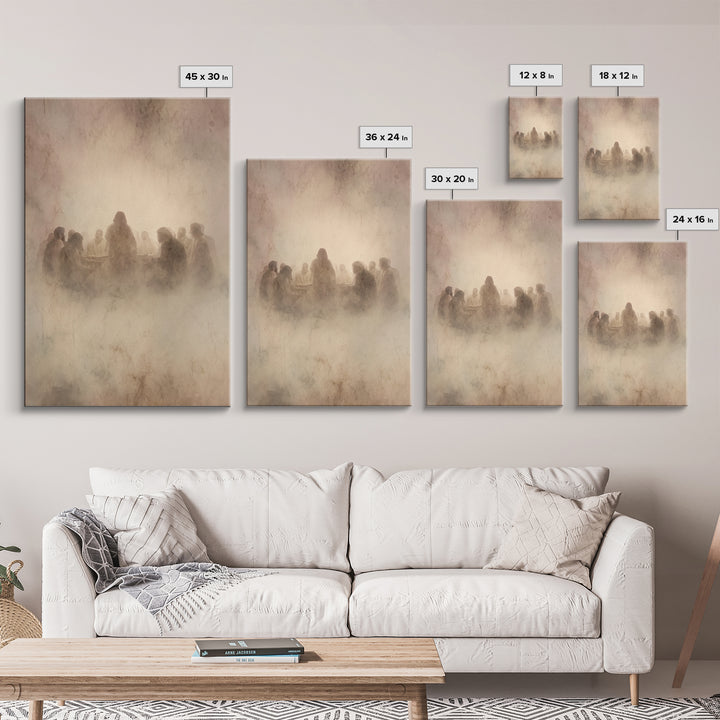 Transfigured Radiance, Framed Canvas Print, Christian Art Canvas, Christian Wall Art, Jesus Painting, Christian Art, Christian Decor, Moody