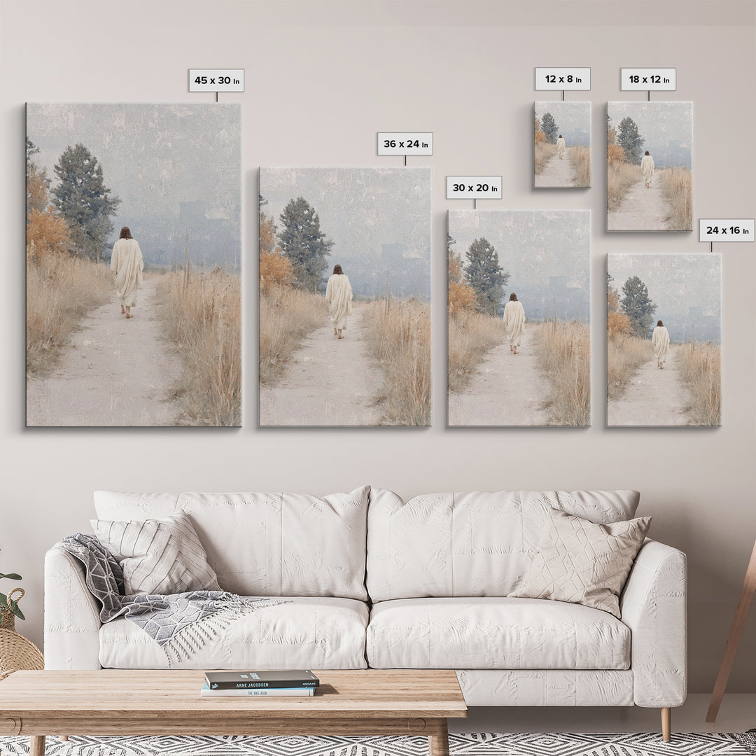 Garden Of Hope – Framed Canvas Print – Christian Wall Art – Christian Art Canvas – Jesus Painting – Christian Art Print – Christian Gift